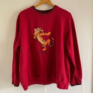 Disney Tigger Red Sweatshirt Size XL